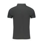 Accademia Militare Black Cotton Men's Polo Shirt
