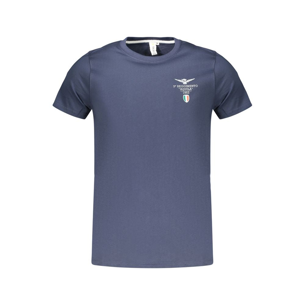 Accademia Militare Blue Cotton Men's T-Shirt