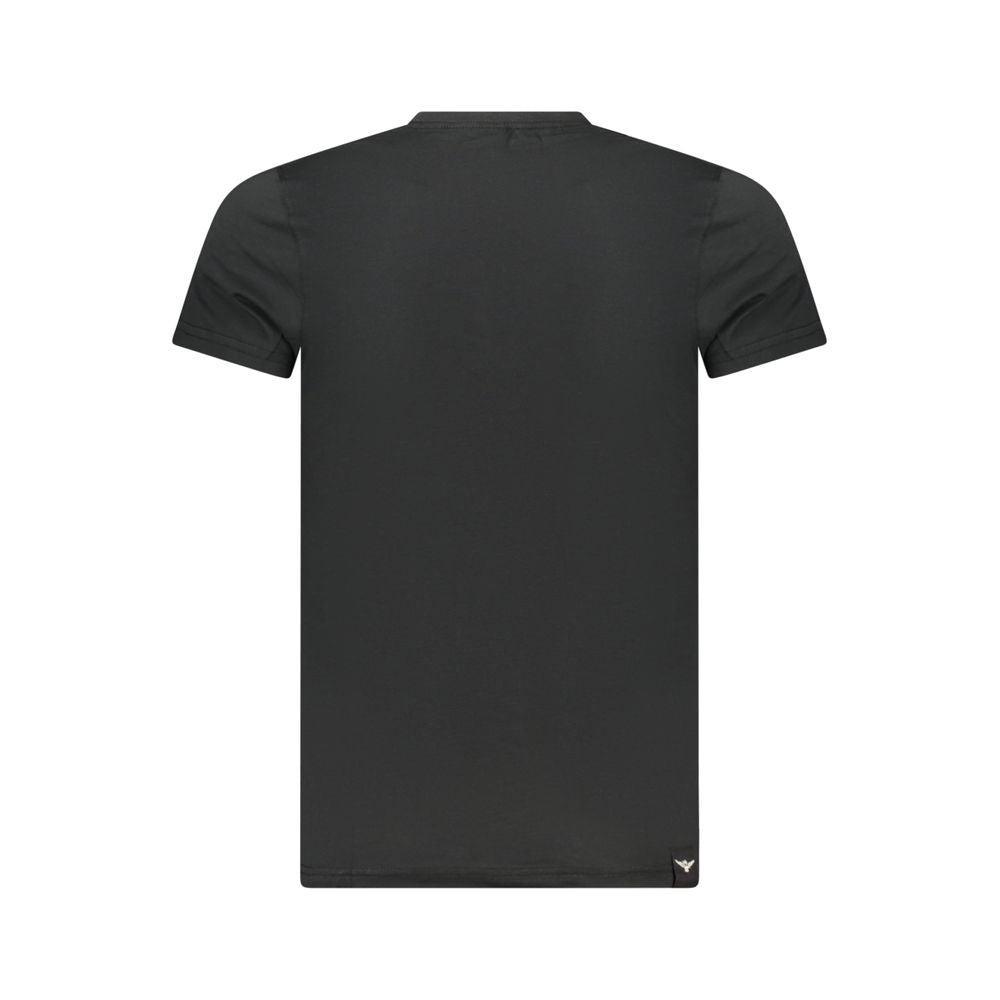 Accademia Militare Black Cotton Men's T-Shirt