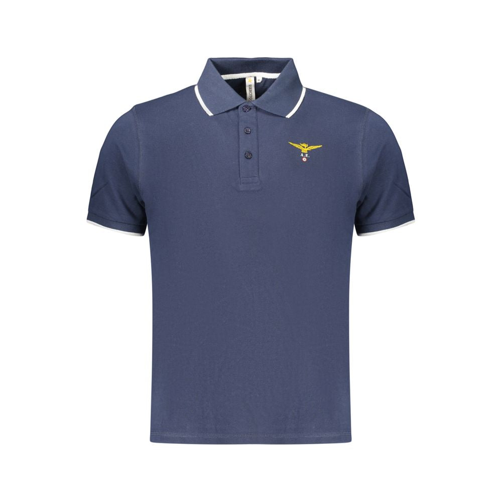 Accademia Militare Blue Cotton Men's Polo Shirt