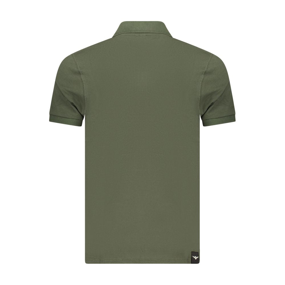 Accademia Militare Green Cotton Men's Polo