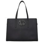 Karl Lagerfeld Black Leather Shoulder Bag