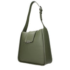 Karl Lagerfeld Green Leather Shoulder Bag