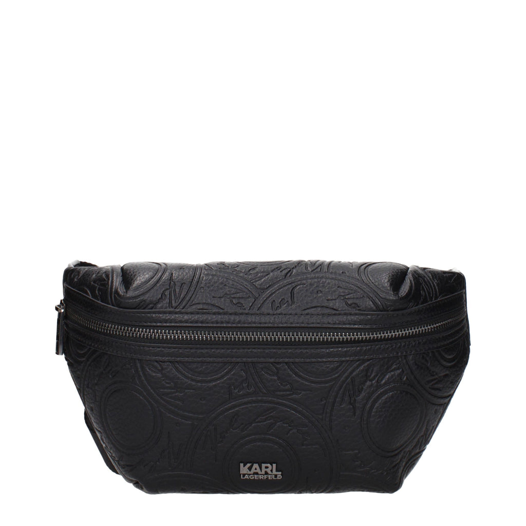 Karl Lagerfeld Black Polyethylene Backpack