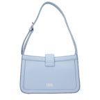 Karl Lagerfeld Light Blue Leather Shoulder Bag