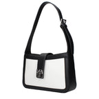 Karl Lagerfeld White Leather Shoulder Bag