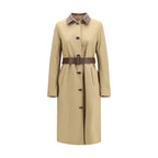 Jacob Cohen Brown Cotton Coat