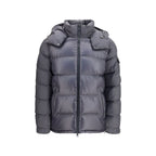 Moncler Gray Goose Down Full-Length Jacket