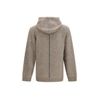 Giorgio Armani Beige Alpaca Vicugna Pacos Sweatshirt