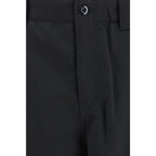 Kenzo Black Wool Oves Aries Chino Pants