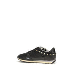 Valentino Garavani Black Polyamide Athletic Sneakers