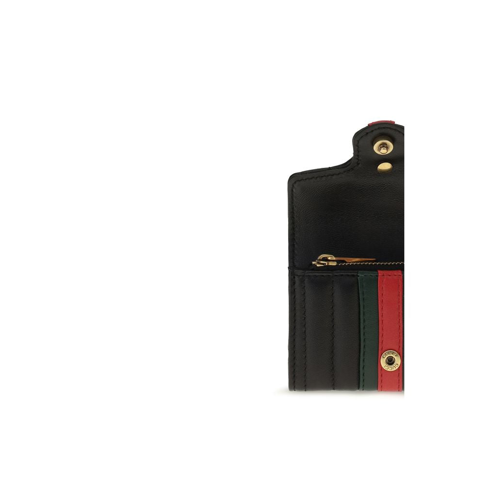 Gucci Black Calf Leather Bos Taurus Wallet