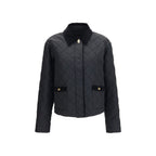 Ferragamo Black Cotton Full-Length Jacket