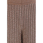 Missoni Brown Viscose Casual Pants