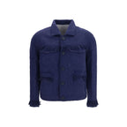 Baziszt Blue Alpaca Vicugna Pacos Full-Length Jacket