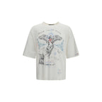 Represent Beige Cotton T-Shirt