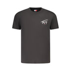 Tommy Hilfiger Black Cotton Men's T-Shirt
