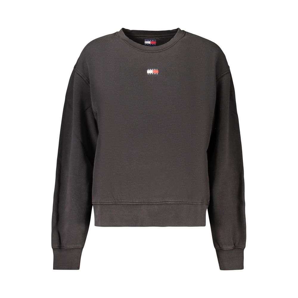 Tommy Hilfiger Black Cotton Women's Sweatshirt