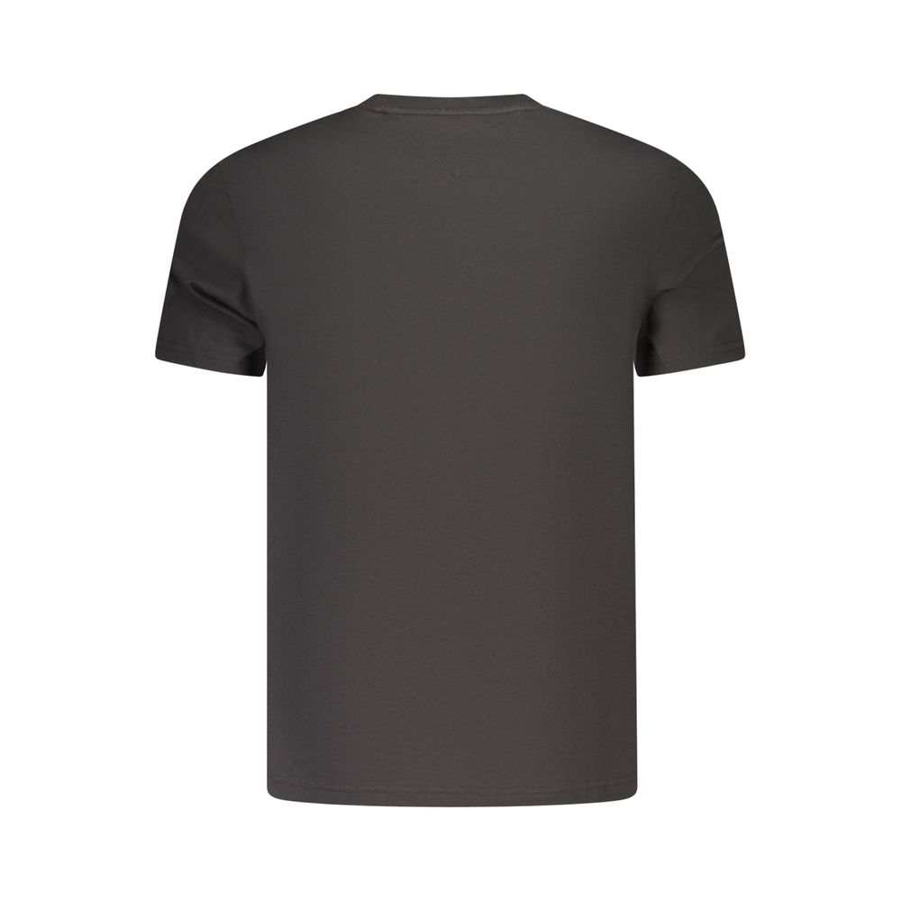 Tommy Hilfiger Black Cotton Men's T-Shirt