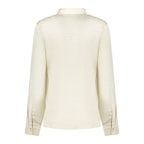 Guess Jeans White Polyester Dress Shirt
