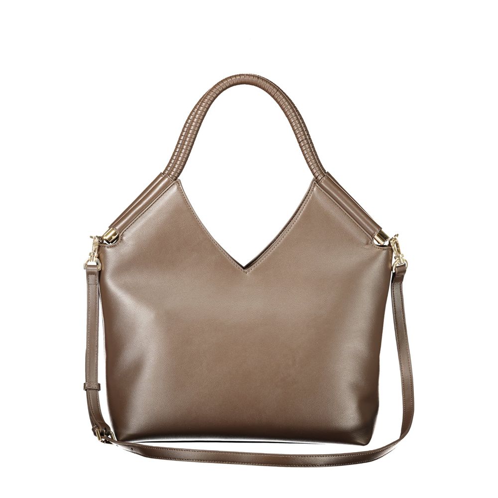 Twinset Brown Polyurethane Women's Bag