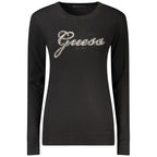 Guess Jeans Black Viscose Womens Sweater
