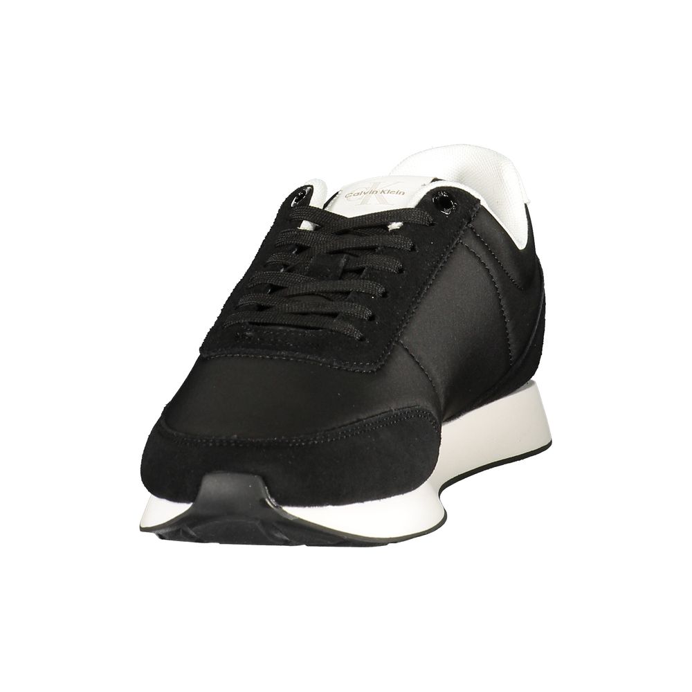 Calvin Klein Black Polyurethane Men's Sneaker