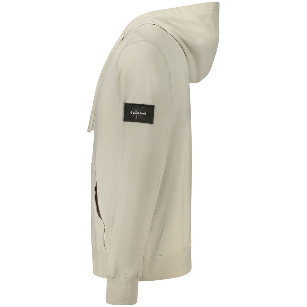 Calvin Klein Gray Cotton Men's Sweatshirt