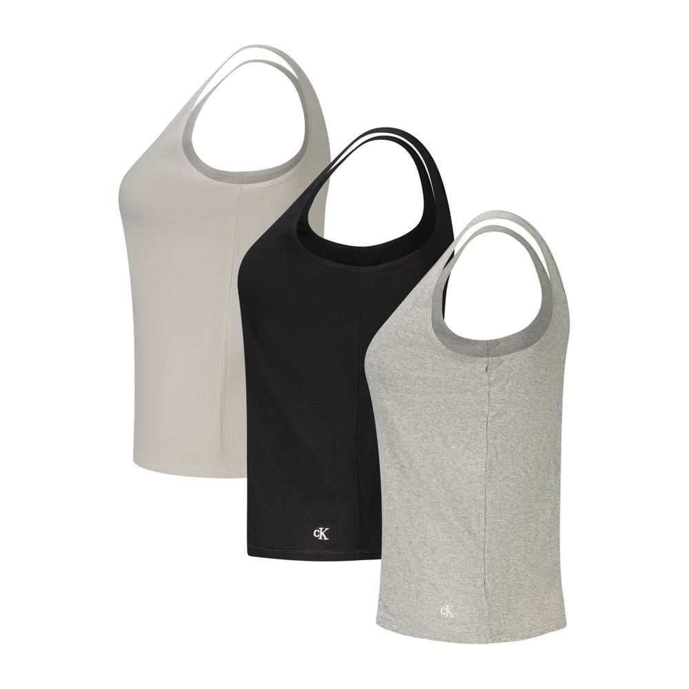 Calvin Klein Black Cotton Womens Tank Top