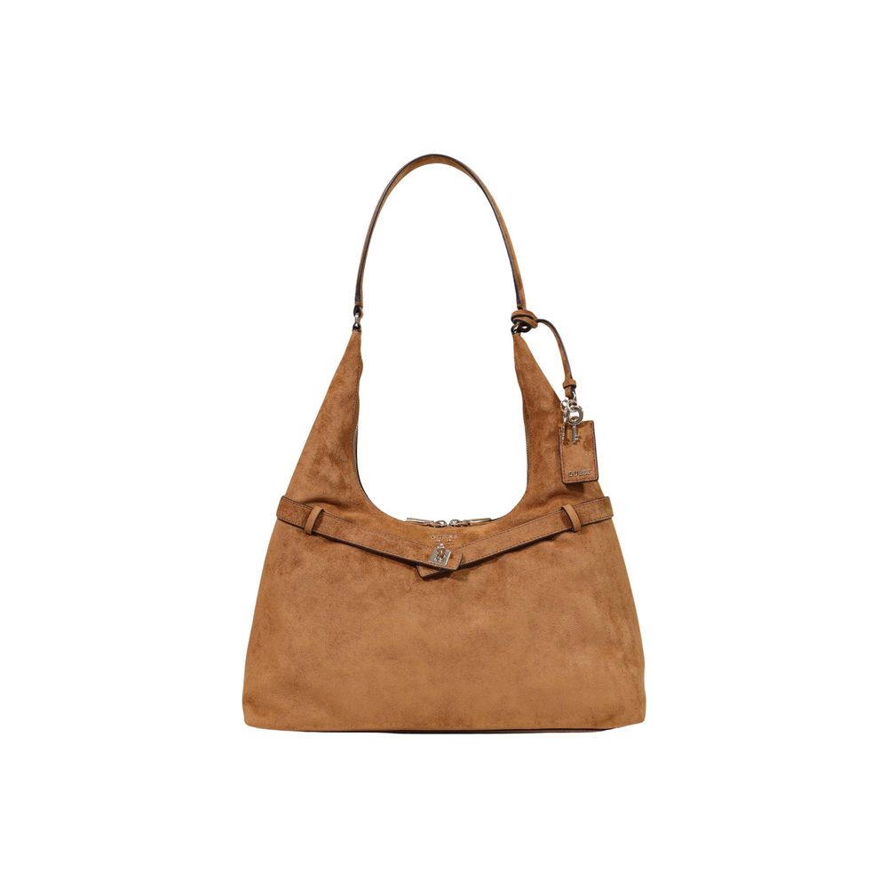 Guess Brown Polyester Handbag
