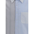 Thom Browne Blue Cotton Pattern Shirt