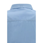 Prada Blue Cotton Dress Shirt