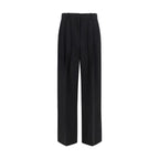 The Row Black Wool Oves Aries Dress Pants
