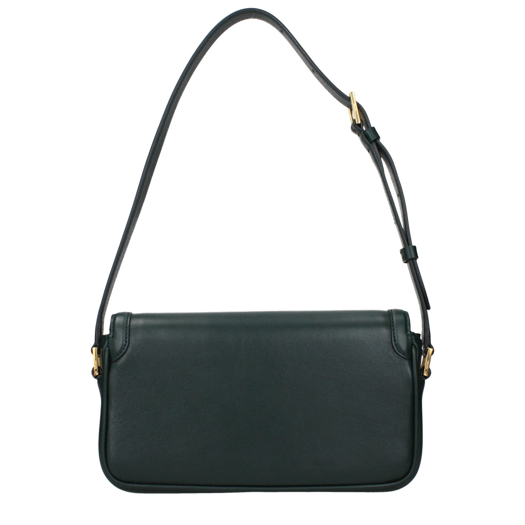 Tom Ford Green Leather Shoulder Bag