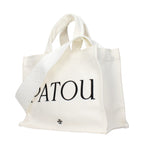 Patou White Fabric Handbag