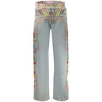 Desigual Blue Cotton Womens Jean