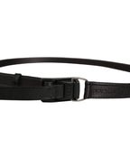 Dolce & Gabbana Men Black Nylon Webbing Plastic Buckle Belt