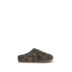 UGG Brown Suede Leather Mules