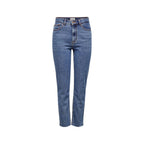Only Blue Cotton Mom Jeans