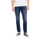 Jack Jones Blue Cotton Skinny Jeans
