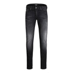 Jack Jones Black Cotton Skinny Jeans