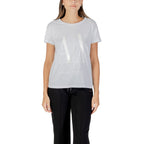 Armani Exchange White Cotton T-Shirt