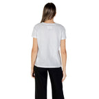 Armani Exchange White Cotton T-Shirt