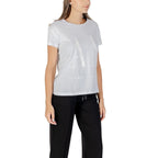 Armani Exchange White Cotton T-Shirt
