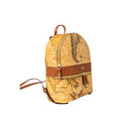 Alviero Martini Prima Classe Beige Leather Backpack