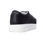 Armani Exchange Black Leather Low Top Sneakers