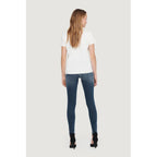 Only Blue Cotton Skinny Jeans