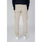 Replay Beige Cotton Cargo Pants