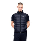 EA7 Emporio Armani Blue Polyamide Sleeveless Jacket