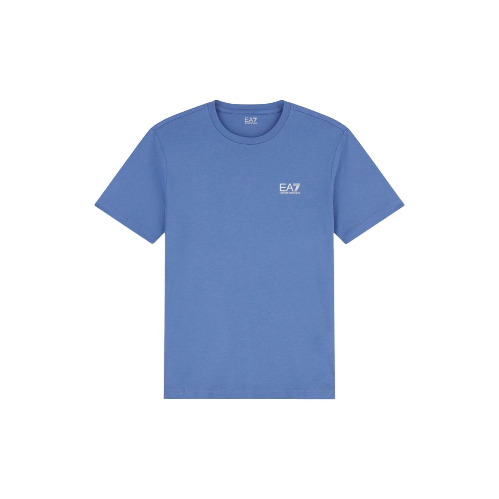 EA7 Emporio Armani Blue Cotton Sportswear